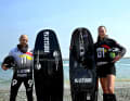 Sebastian Lux and Jennifer Beckmann qualified to take part in the motosurfing competitions at the World Games in Chengu (China) in August.