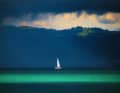 Dark clouds over Lake Constance: the weather can change quickly, especially in summer.
