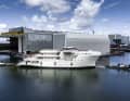 Das 70-Meter-Projekt „Master“ vor dem Trockendock.