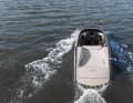 Characteristic V-frame in the stern.
