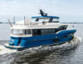 Gute Fahrt: Die erste Steeler Ocean Explorer geht an ein Seglerpaar, das fortan per Motoryacht reisen möchte.