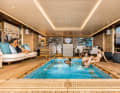 ...all the way to the beach club pool