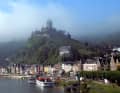The Imperial Castle of Cochem high above the town.