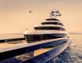 Amidships, the main deck of "Aeolus" is dominated by an open atrium. Next to it are the gym and two guest suites