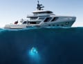 Under water: Guests can dive down in pairs.