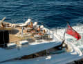 Among other things, the 54-metre Baglietto carries three jet skis and deep-sea fishing equipment