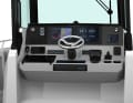 The driver's cab is equipped with state-of-the-art technology.
