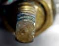Check the onboard outlets: Corroded seacock of an on-board toilet