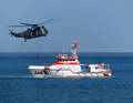 Sea Rescue Day on the North Sea and Baltic Sea with Open Ship at many stations of the German Maritime Search and Rescue Service (DGzRS); exercise at the Cuxhaven station