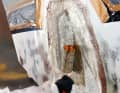 Laminating: Using an adhesive roller, the glass fibre mats are impregnated through and through with a vinyl ester resin