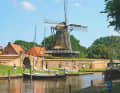 Travelling on the Friese Meren by motorboat