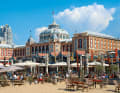 The magnificent Scheveningen Kurhaus was built in 1884 and was designed to resemble a baroque palace. Today it is a hotel