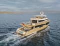 The new Numarine flagship has a Pacific range of 6000 nautical miles at a cruising speed of eight knots.