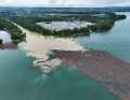 Large driftwood fields jeopardise shipping on Lake Constance
