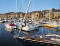 The entire area of the Sonwik marina used to be a naval base. However, junior naval officers are still trained in Flensburg-Mürwik next door.
