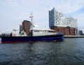The new "Bürgermeister Brauer" was welcomed in the port of Hamburg on Thursday