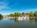 The Port de Plaisance de Metz is located in a quiet side arm of the Moselle, with a direct view of the old town. Guest berths are usually available and welcome