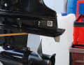 Step 1: Rule of thumb - the anti-cavitation plate should be 1 to 2 cm below the bottom of the boat