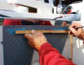 Step 2: Measured value - transfer the dimensions from the installation instructions to the mirror