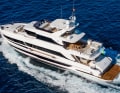 Visiting Cannes: A Horizon FD100 Tri-Deck will also be on display at the 2026 Yachting Festival.