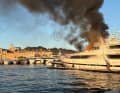 The local fire brigade initially had difficulties extinguishing the fire.