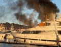 The reason for this was that the fire had already broken out to such an extent that the emergency services could no longer get on board without danger.