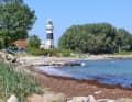 The Bülk lighthouse has stood guard at the western end of the Kiel Fjord for 150 years. A popular excursion destination in summer.