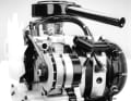 Works without valves: The Wankel engine from Felix Wankel, here in the 135 hp version NSU Marine RO 135.