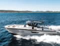 Determined: Two Volvo IPS units take the Bluegame 62 to a maximum of 38.5 knots