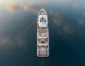 Living space: Thanks to the yacht’s 11.5-metre beam, the four living decks offer plenty of space for the ten guests.