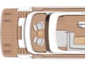 The new Proncess 75 motor yacht with flybridge