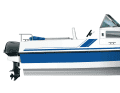 Cabin boat: If you want to go on tours lasting several days, choose a cabin boat. It offers sleeping space, often also cooking facilities and possibly a chemical toilet. The range is greater due to the built-in tank.