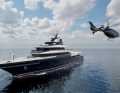 Auf dem 60-Meter-Design ist Platz für ein Helipad. Der aktive Eigner besitzt selbst eine Fluglizenz.