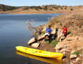 Portugal: excursion by kayak to "Shepherd's Island".