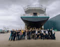 The Inkfish team behind the four propellers. The research organisation, founded by Gabe Newell, employs 500 people.