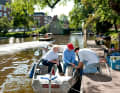 Travelling the canals of Amsterdam