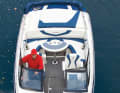 The Larson has everything you need for a lively bowrider. This starts with the powerful drive system, continues with the bathing platform
	with a long ladder, then into the cockpit with a comfortable seat/lounger combination and "pilot's seat", right through to the bow, which offers plenty of space to relax.