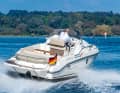 The Volvo Penta V6-280 shines with its powerful acceleration