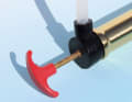 The classic brass hand pump is available pretty much everywhere under many different names and in similar designs.