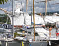 Trollhätte Canal: Lilla Bommen harbour in Gothenburg.