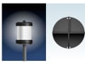 White all-round light and black anchor ball | Drawing: Christian Tiedt