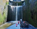 Step by step: our narrowboat in the Bath lock staircase