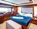 Master: In addition to the owner's suite located amidships, there are two further VIP cabins