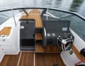 Cockpit und Deck sind rutschfest belegt