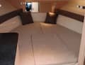 The seating area becomes a double bunk in no time at all