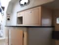 A fridge (extra) can be integrated into the cupboard at the entrance
