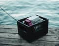 Motor and controller form a compact unit