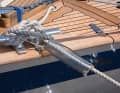 For threading: Simple PVC hose from the DIY store also works, but it must be threaded. To prevent the working line from moving it after a short time, it should be secured with straps