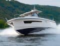Two steps in the hull allow the Nimbus to glide smoothly over the water