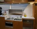 The pantry is located opposite the lounge table